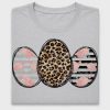 Easter Egg Trio Floral Leopard DTF Transfer