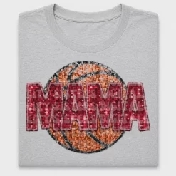 Mama Basketball Glitter DTF Transfer
