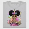 Birthday Girl Unicorn DTF Transfer