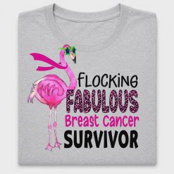 Fabulous Flamingo Breast Cancer Survivor DTF Transfer