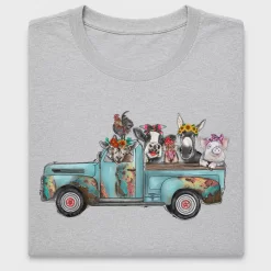 Farm Animals Truck DTF Transfer