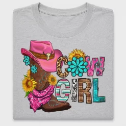 Cowgirl Western Boot DTF Transfer