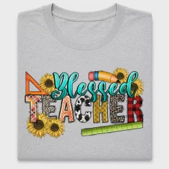 Blessed Teacher Western DTF Transfer
