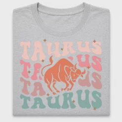 Retro Taurus Zodiac DTF Transfer