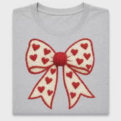 Valentine Heart Bow DTF Transfer