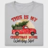 Christmas Movie Watching DTF Transfer