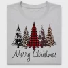 Plaid Christmas Trees DTF Transfer