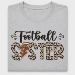 Football Sister Leopard DTF Transfer