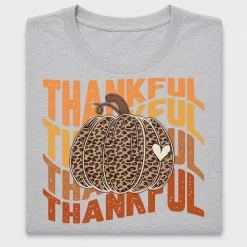 Grateful Leopard Pumpkin DTF Transfer