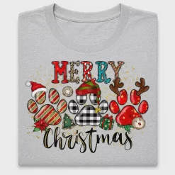 Merry Christmas Paws DTF Transfer