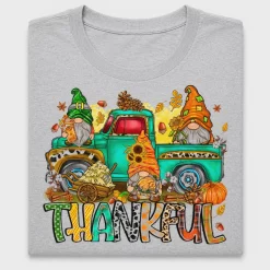 Fall Gnomes Vintage Truck DTF Transfer
