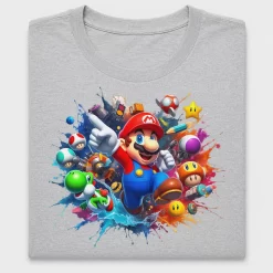 Super Mario Splash DTF Transfer