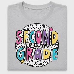 Colorful Second Grade DTF Transfer