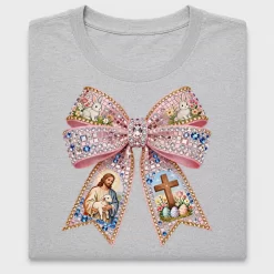 Rhinestone Easter Bow DTF Transfer