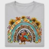 Thanksgiving Turkey Rainbow DTF Transfer