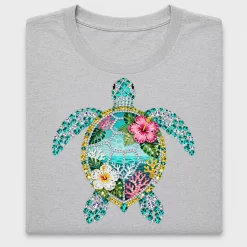 Tropical Sea Turtle DTF Transfer