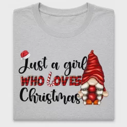 Christmas Gnome Girl DTF Transfer