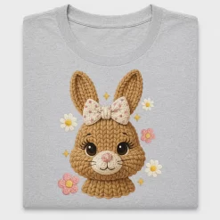 Crochet Easter Bunny DTF Transfer