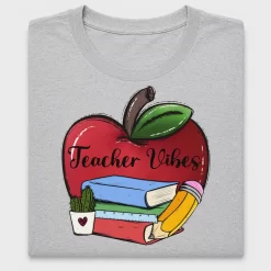 Teacher Vibes Apple DTF Transfer