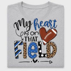 Football Mom Heart DTF Transfer