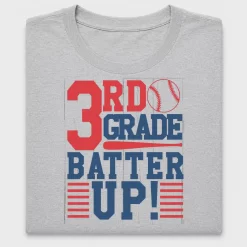 3rd Grade Batter Up Baseball DTF Transfer