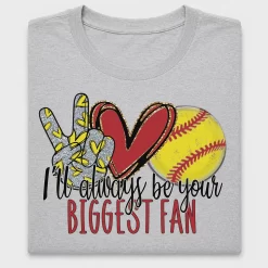 Softball Biggest Fan DTF Transfer
