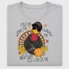 Funny Thanksgiving Turkey DTF Transfer
