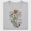 Floral Cross Jesus DTF Transfer