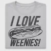 I Love Weenies Hotdog DTF Transfer