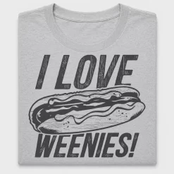 I Love Weenies Hotdog DTF Transfer