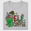 Elf Christmas Coffee DTF Transfer