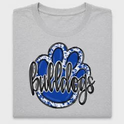 Bulldogs Paw Print DTF Transfer