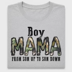 Boy Mama Camouflage DTF Transfer