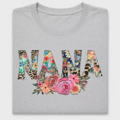 Nana Leopard Floral DTF Transfer