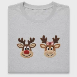 Cute Reindeer Face DTF Transfer