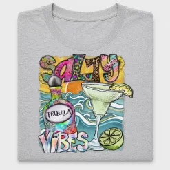 Salty Vibes Tequila Margarita DTF Transfer