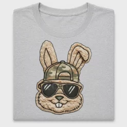 Cool Bunny Camo Cap DTF Transfer