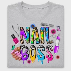 Nail Boss Leopard DTF Transfer Design