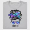 Mom Life Messy Bun DTF Transfer