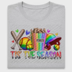 Baseball Tis the Season DTF Transfer