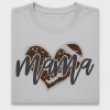 Mama Football Heart DTF Transfer