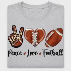 Peace Love Football DTF Transfer