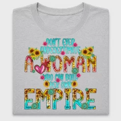 Empowered Woman Empire DTF Transfer
