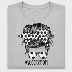 Soccer Mom Messy Bun DTF Transfer