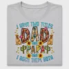 Dad And Papa Western DTF Transfer
