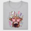Easter Highland Cow DTF Transfer