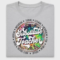 Retro Substitute Teacher DTF Transfer