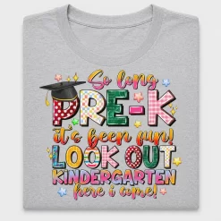 Kindergarten Here I Come DTF Transfer