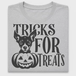 Tricks for Treats Halloween Dog DTF Transfer
