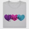 Love Hearts Glitter DTF Transfer